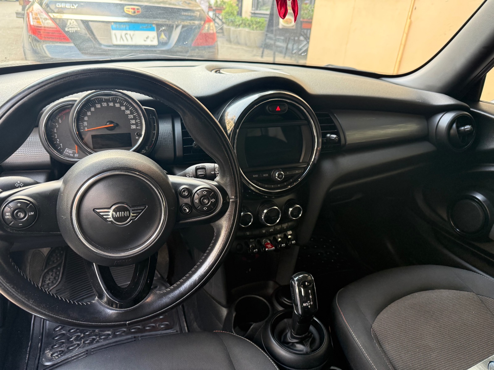 Mini Cooper 3-Door Hatchback, Automatic, Grey with Red Stripes